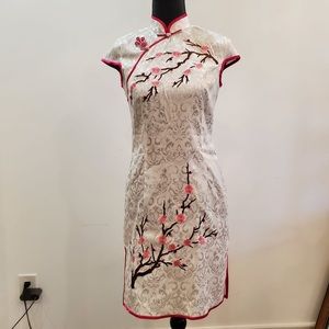 Traditional Chinese Qi Pao Mini Dress